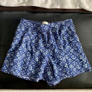 Hollister Tribal Print Flowy Shorts